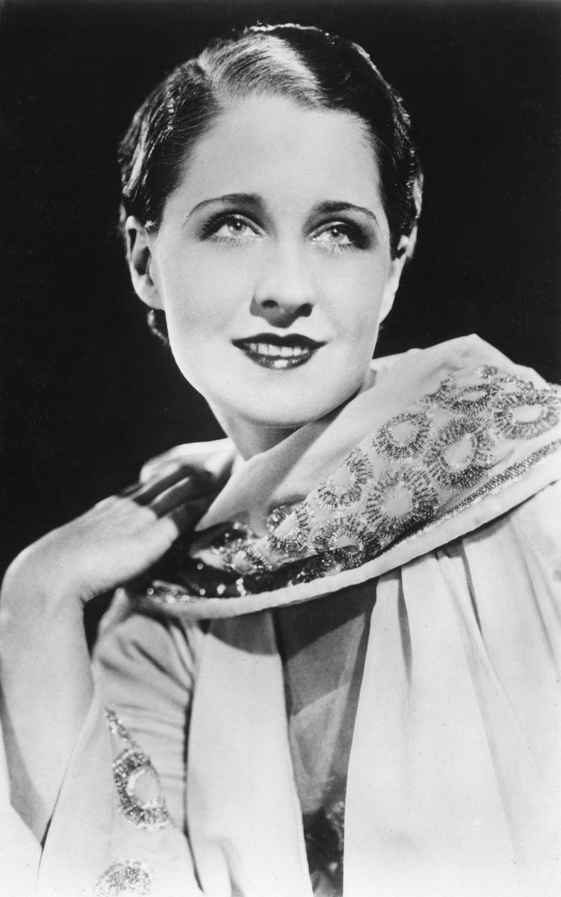 Norma Shearer 1902-1983, kanadalaissyntyinen amerikkalainen näyttelijä, 1900-luku tekijältä Unbekannt