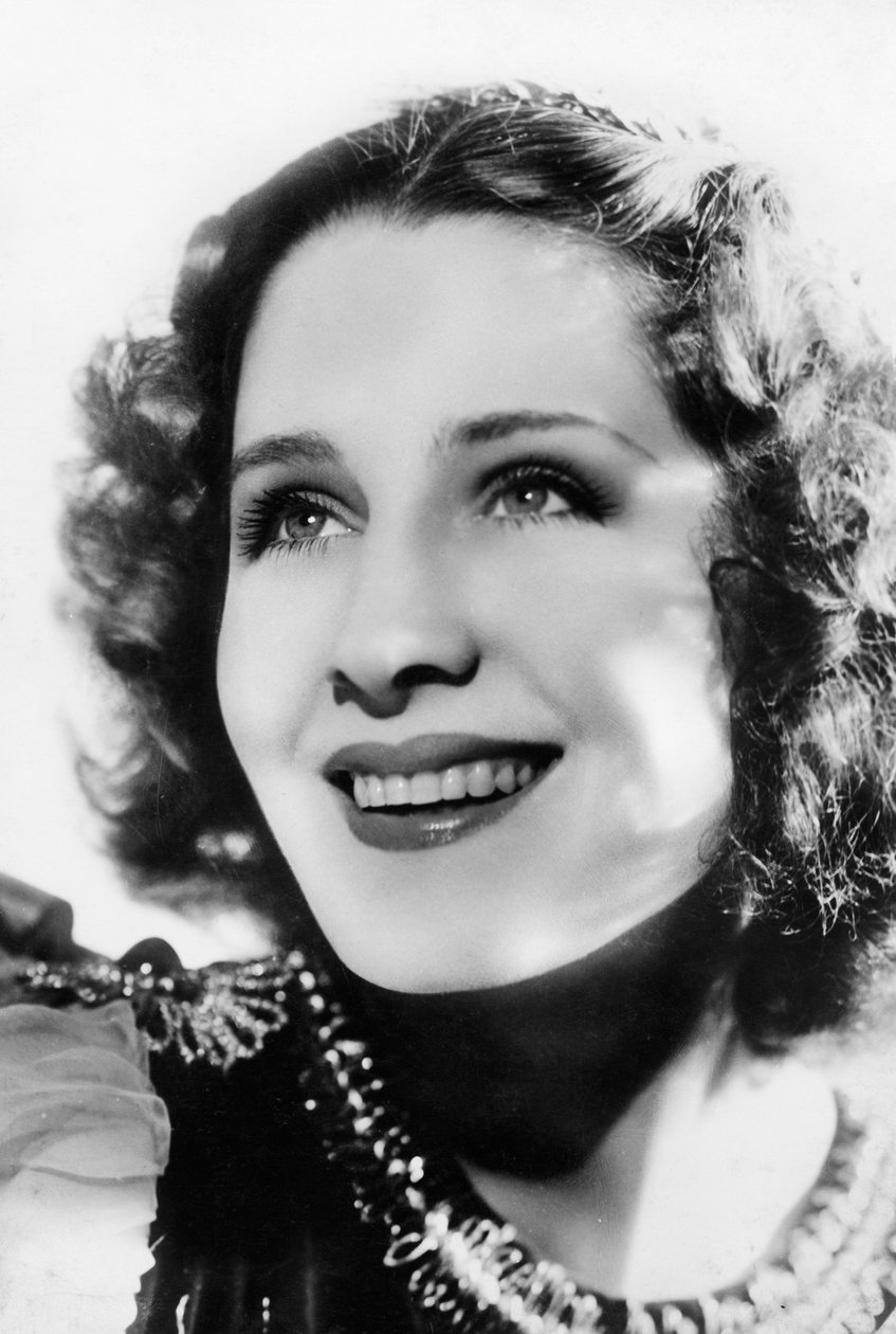 Norma Shearer 1902-1983, kanadalainen näyttelijä, 1930-c1940 tekijältä Unbekannt
