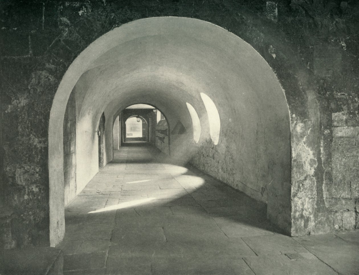 Norman Arch in the Cloisters, Westminster Abbey, 1908 tekijältä Unbekannt