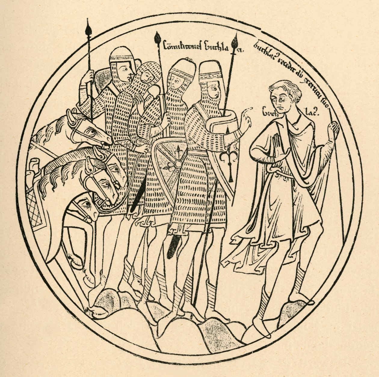 Norman Soldiers, 1908 tekijältä Unbekannt