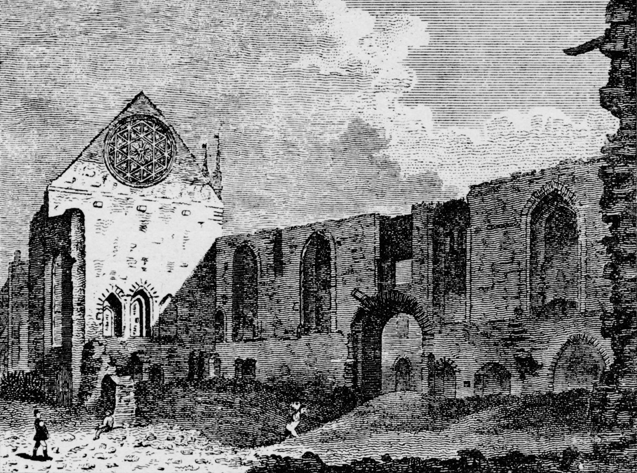 Luoteisnäkymä Winchesterin palatsin raunioista, Southwark, Lontoo, c1900 1906 tekijältä Unbekannt