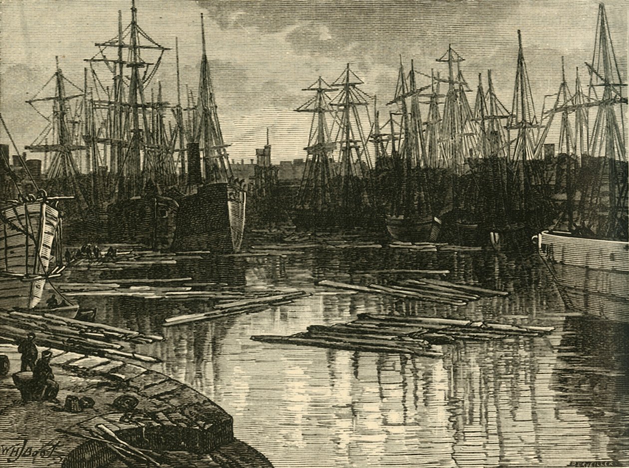 North Dock, Swansea, 1898. tekijältä Unbekannt