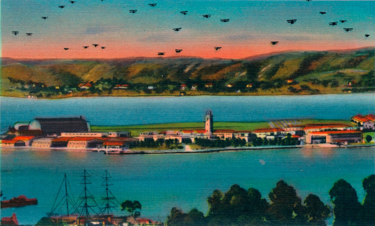 Pohjois saari. Yhdysvaltain laivaston lentoasema. San Diego, Kalifornia, 1941 tekijältä Unbekannt