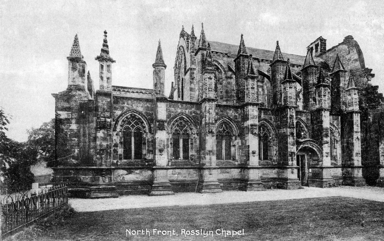 Pohjoisrintama, Rosslyn Chapel, Midlothian, Skotlanti, 1900-luku tekijältä Unbekannt