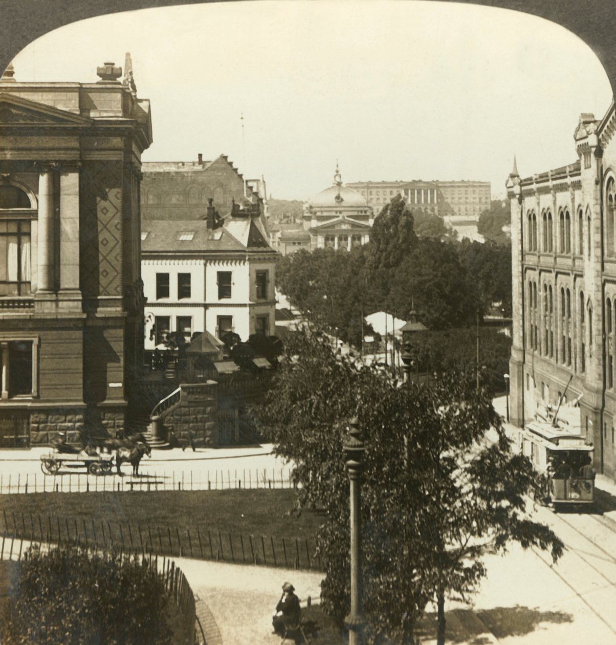 Norjan hieno pääkaupunki, Christiania, Norja, c1905. tekijältä Unbekannt
