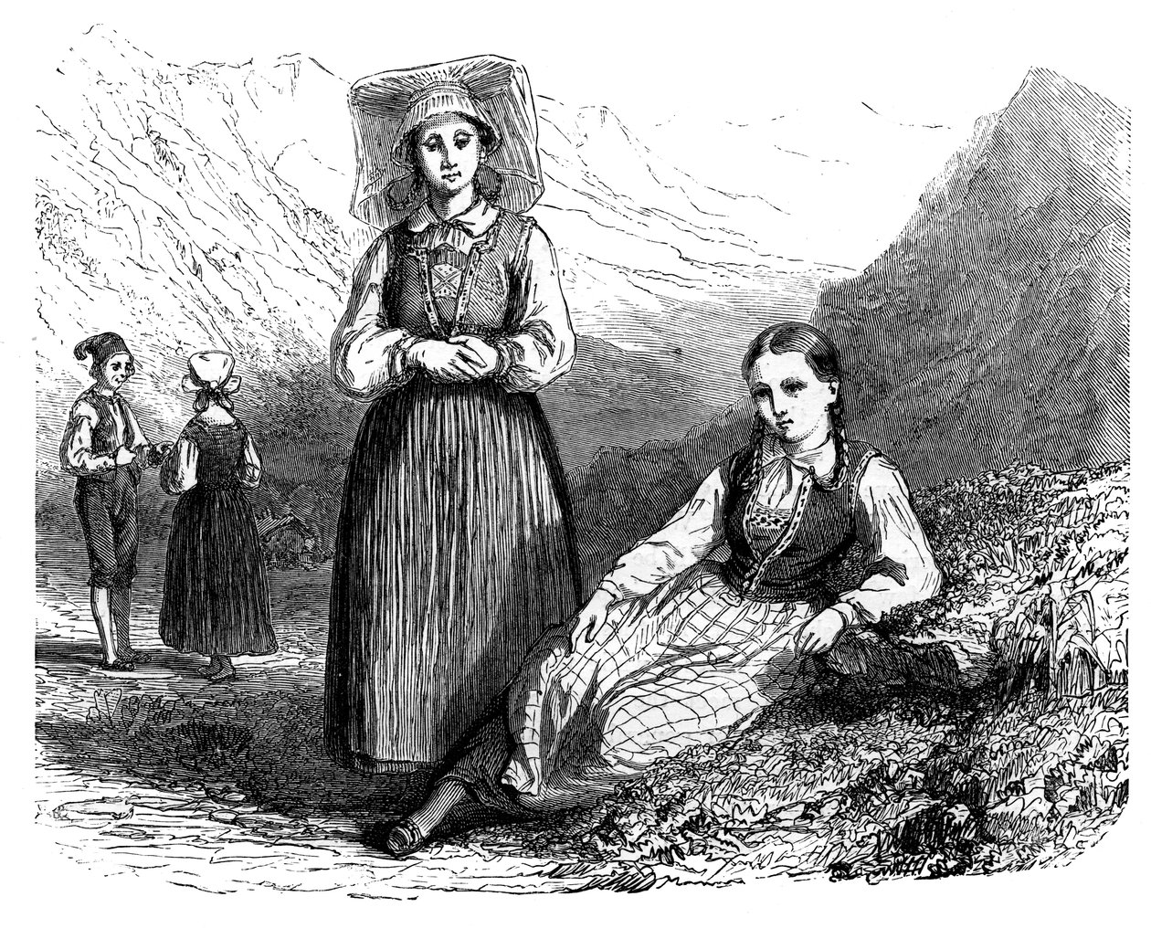 Lovardalsskardin norjalaiset, 1890 tekijältä Unbekannt