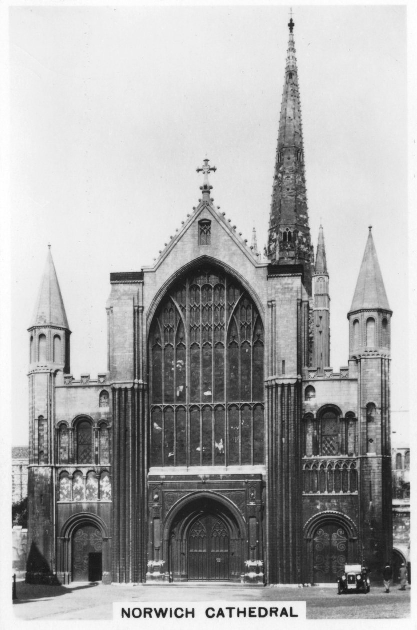 Norwichin katedraali, Norfolk, 1937 tekijältä Unbekannt