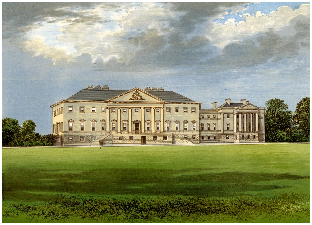 Nostell Priory, Yorkshire, Winn-perheen koti, vuodelta 1880 tekijältä Unbekannt