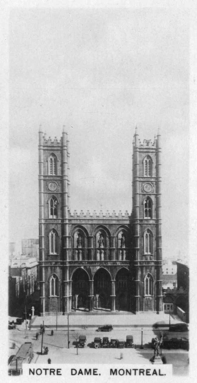 Notre Dame, Montreal, Kanada, 1920-luku tekijältä Unbekannt