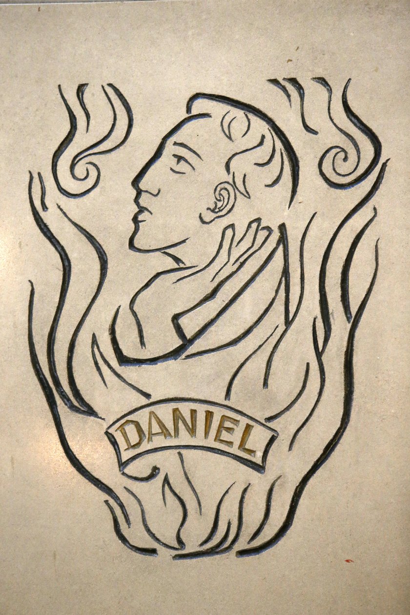Notre Dame de Francen katolinen kirkko, Lontoo. Profeetta Daniel, Lontoo, Iso-Britannia tekijältä Unbekannt