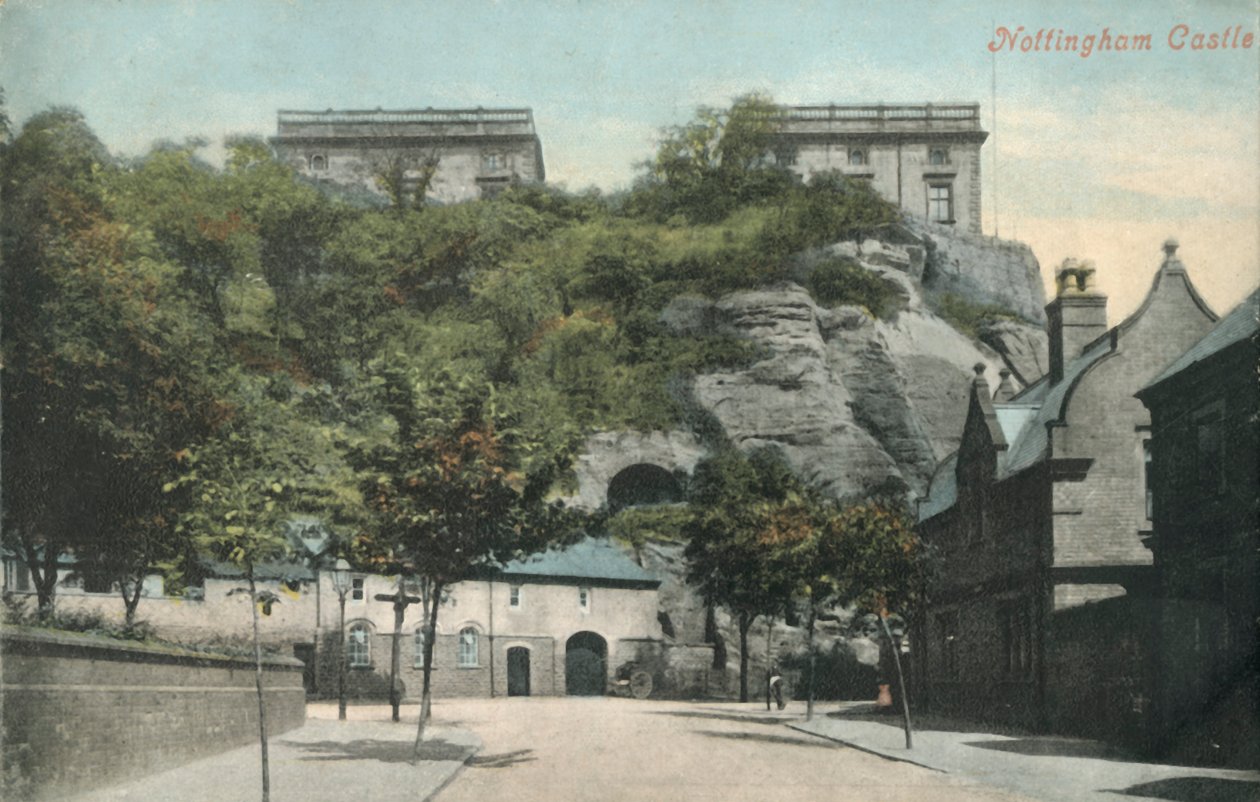 Nottinghamin linna, 1800-luvun loppu - 1900-luvun alku. tekijältä Unbekannt