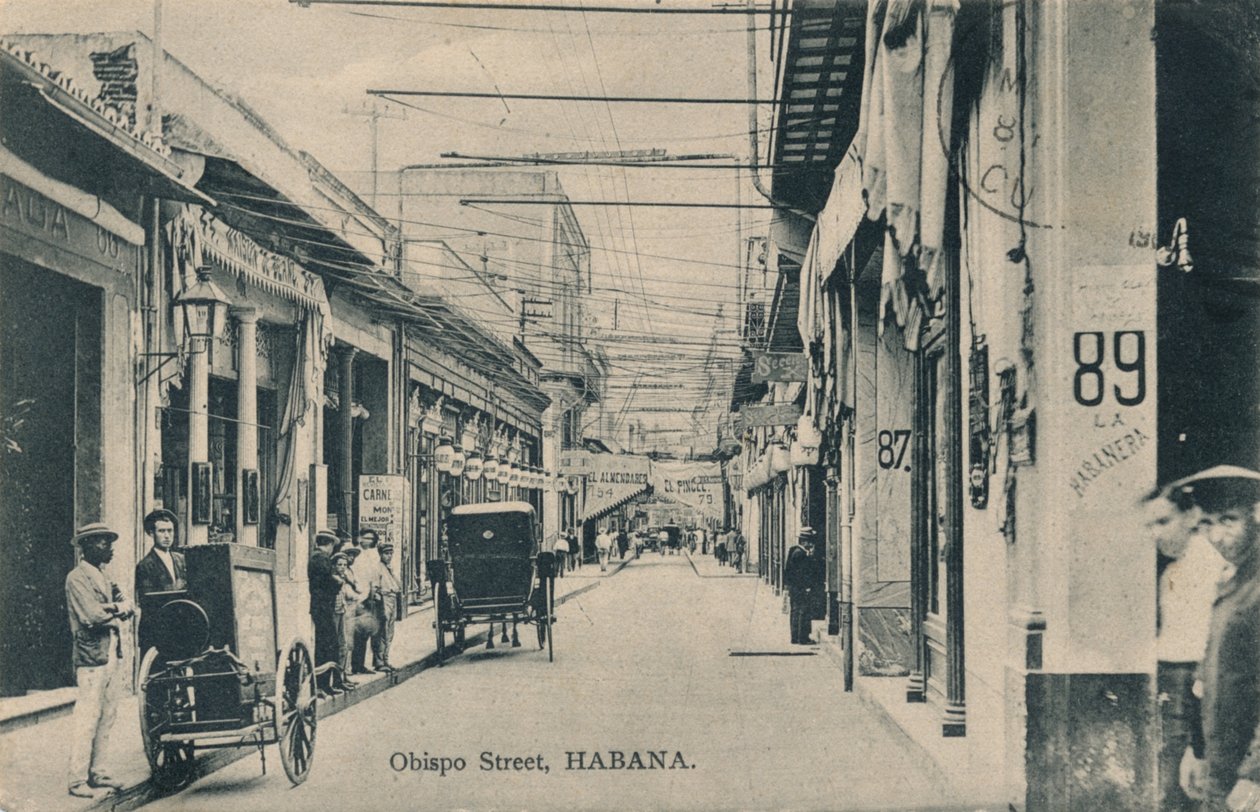 Bishop Street, Havanna, 1910 tekijältä Unbekannt