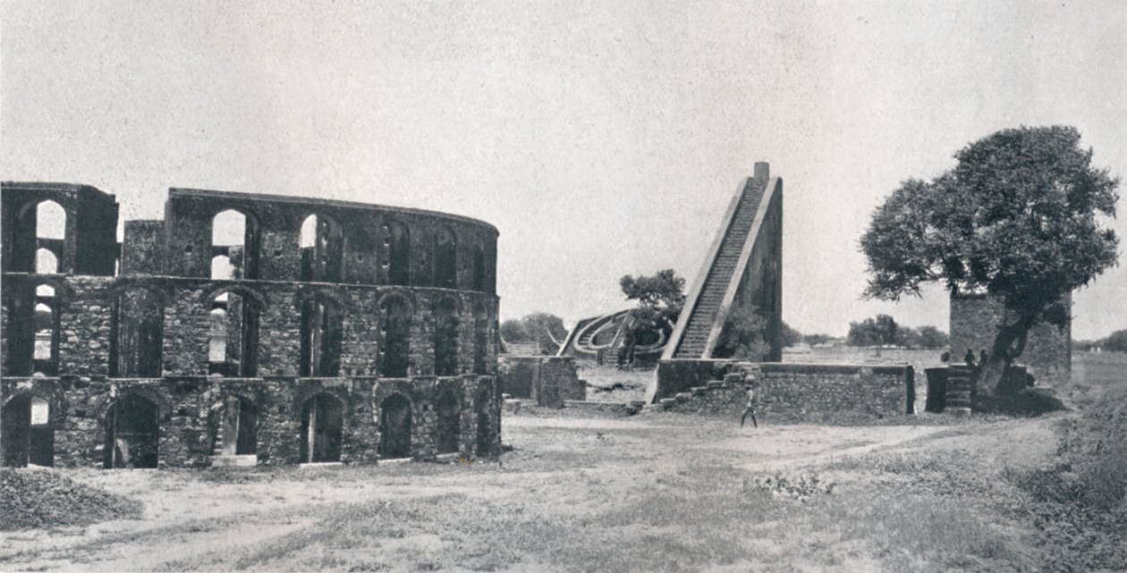 Jai Singhin observatorio, vuodelta 1910. tekijältä Unbekannt