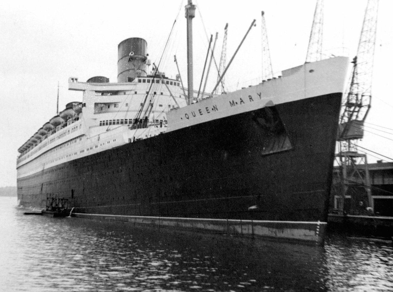 Merilaiva RMS Queen Mary, 1900-luku tekijältä Unbekannt