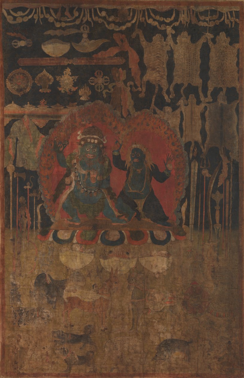 Uhrirahoja vihaisille jumaloille, 1500-1600-luvun loppu. tekijältä Unbekannt