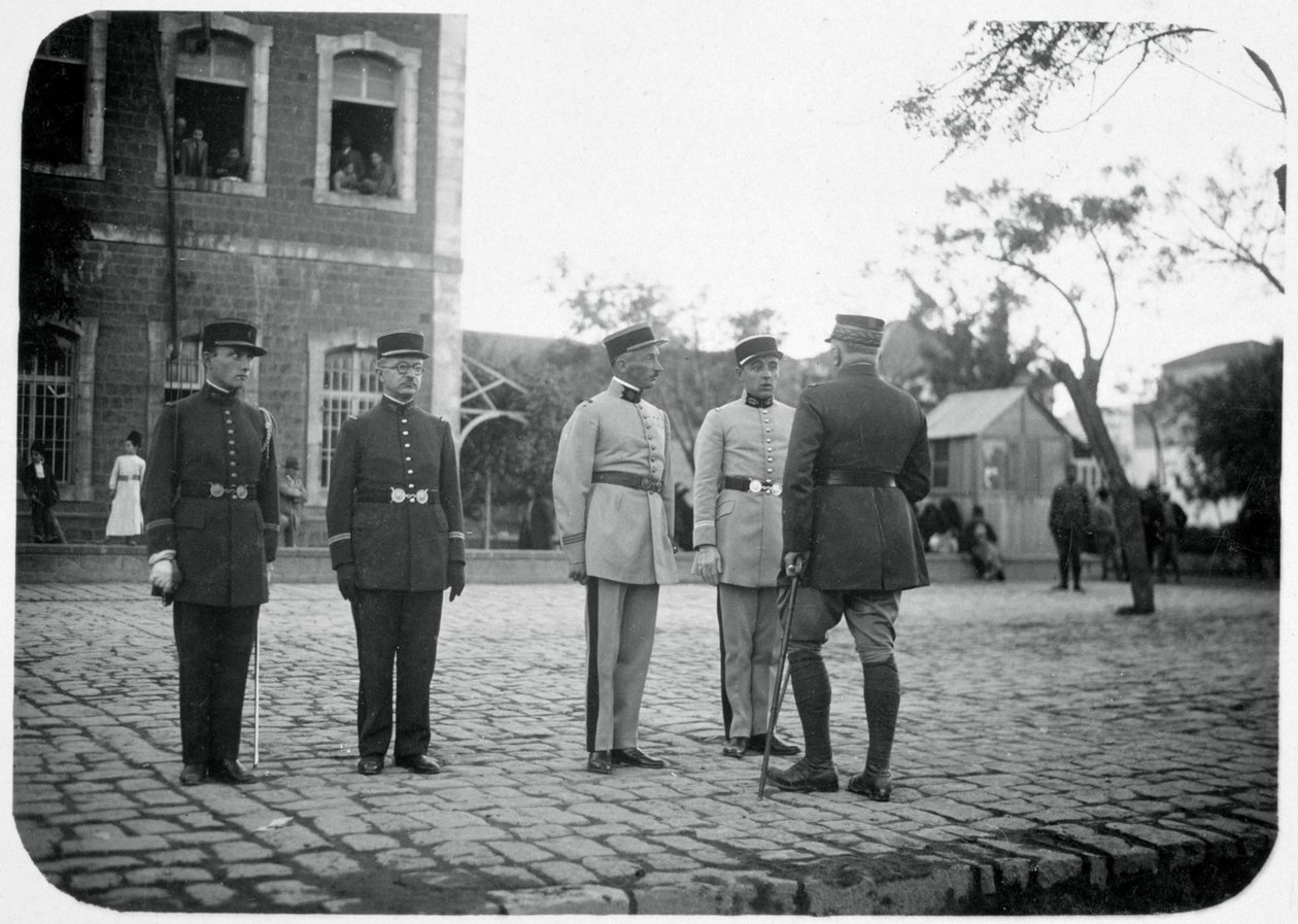 Ranskan muukalaislegioonan upseerit, Syyria, 1900-luku tekijältä Unbekannt