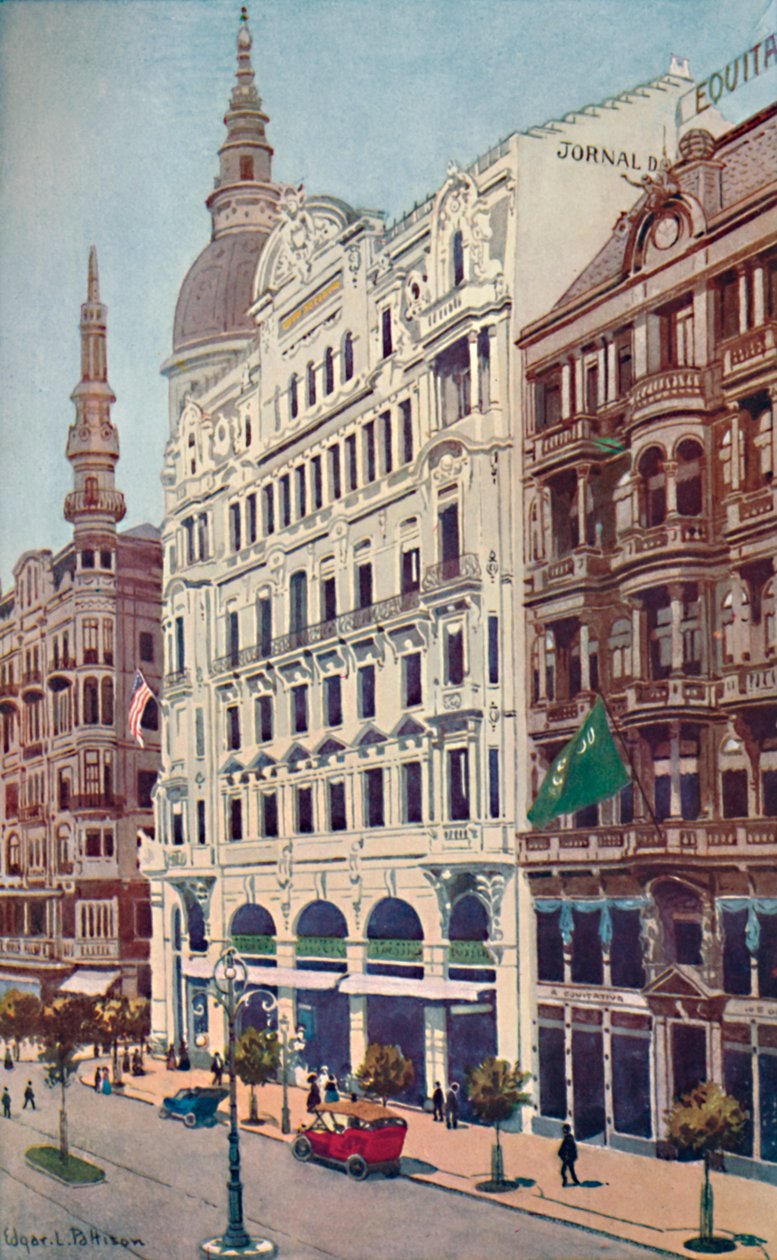 Jornal do Commercion toimistot, Avenida Rio Branco, 1914 tekijältä Unbekannt