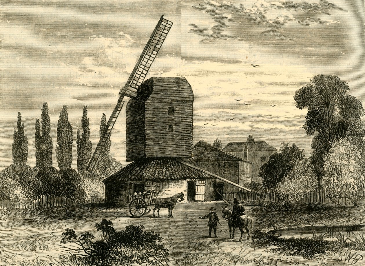 Vanha Camberwell Mill, vuodelta 1878. tekijältä Unbekannt