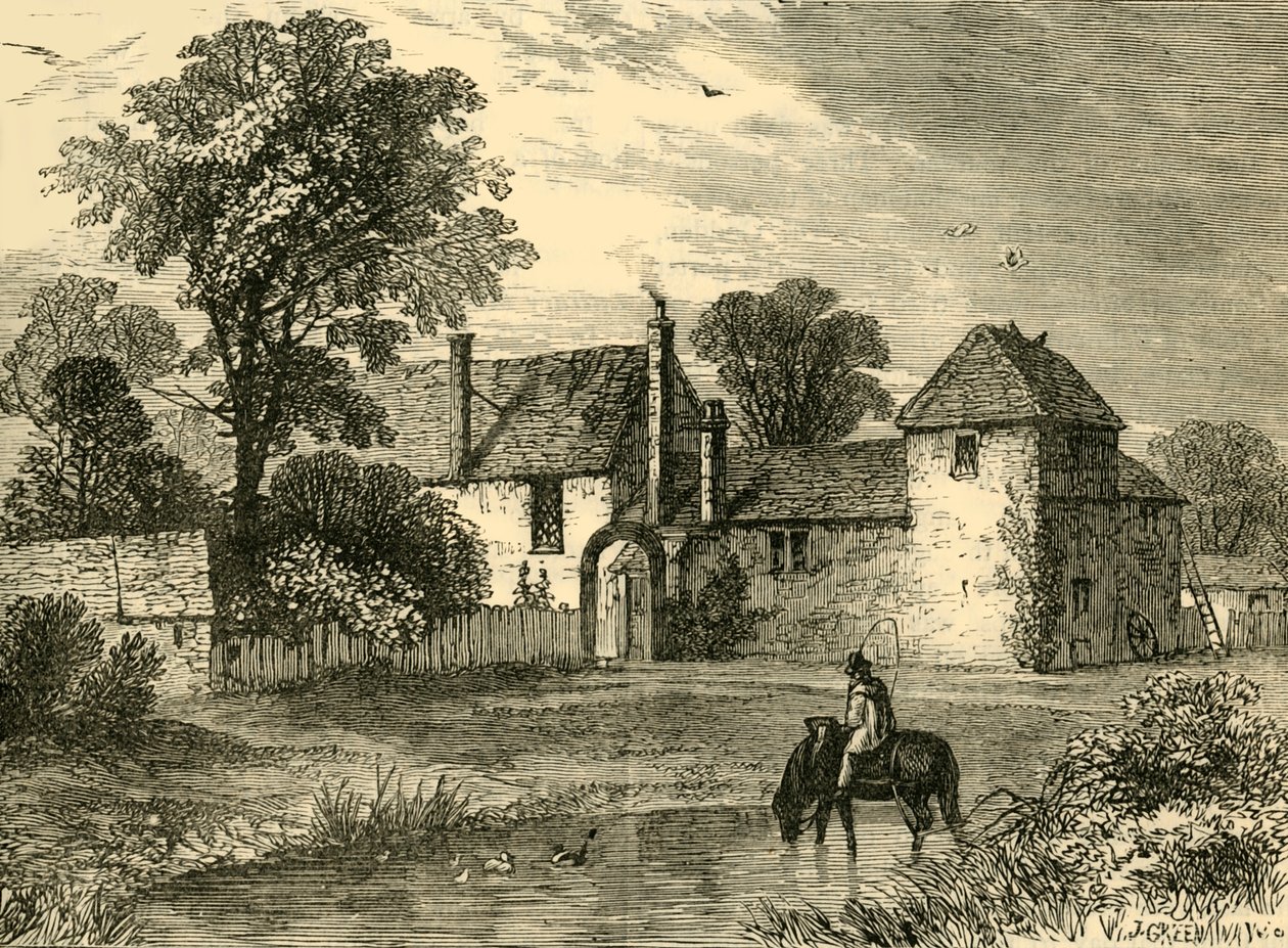 Vanha liitutila vuonna 1730, n. 1876. tekijältä Unbekannt