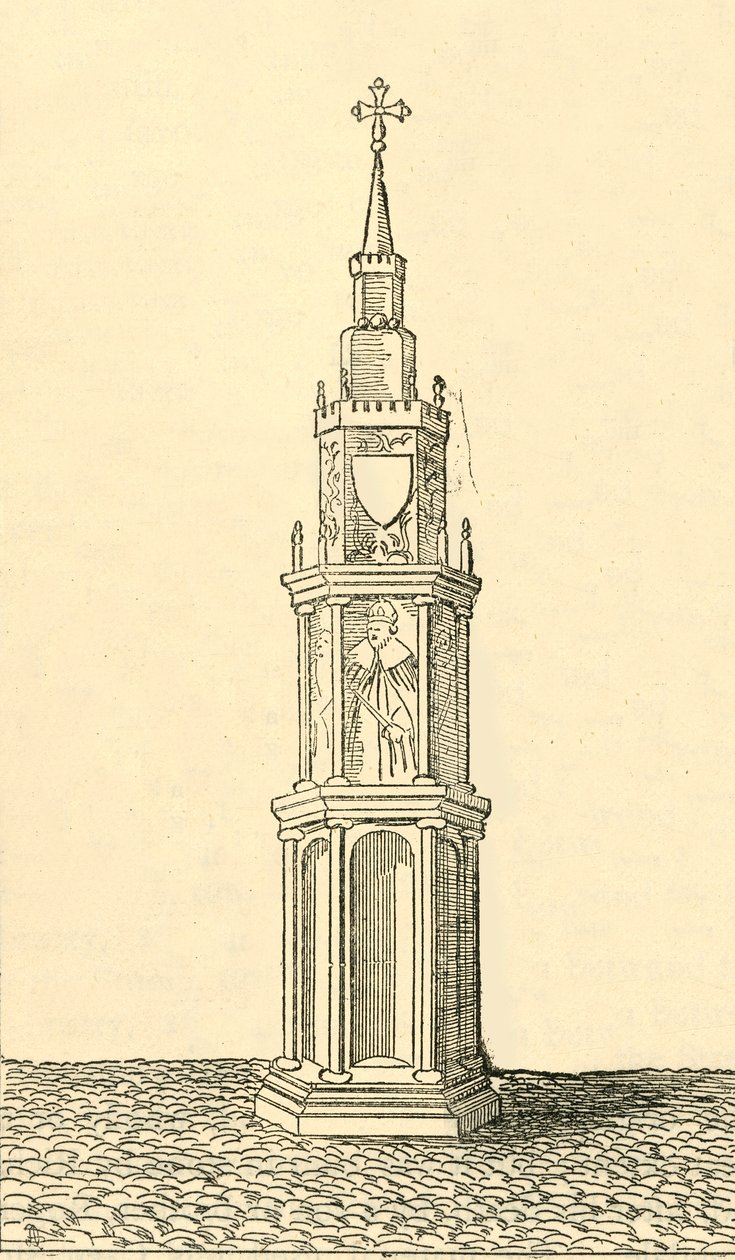 Vanha Charing Cross, 1881. tekijältä Unbekannt