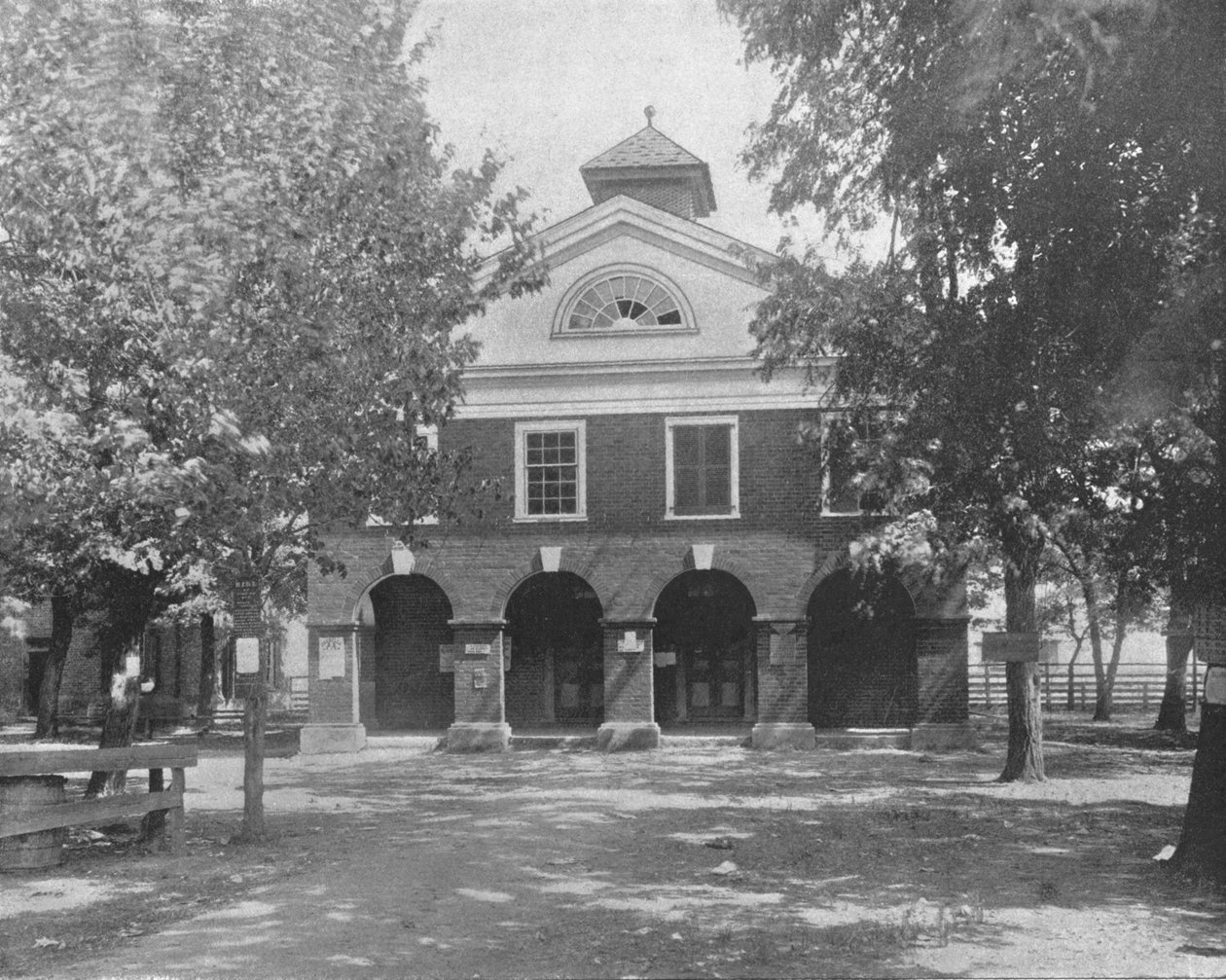 Old Court House, Bowling Green, Virginia, USA, c1900. tekijältä Unbekannt