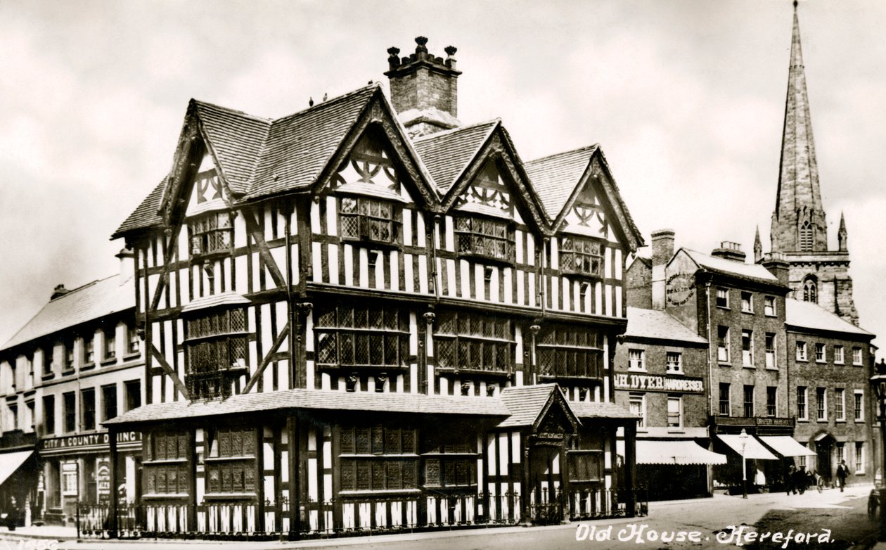 Old House, Hereford, Herefordshire, 1900-luvun alku tekijältä Unbekannt