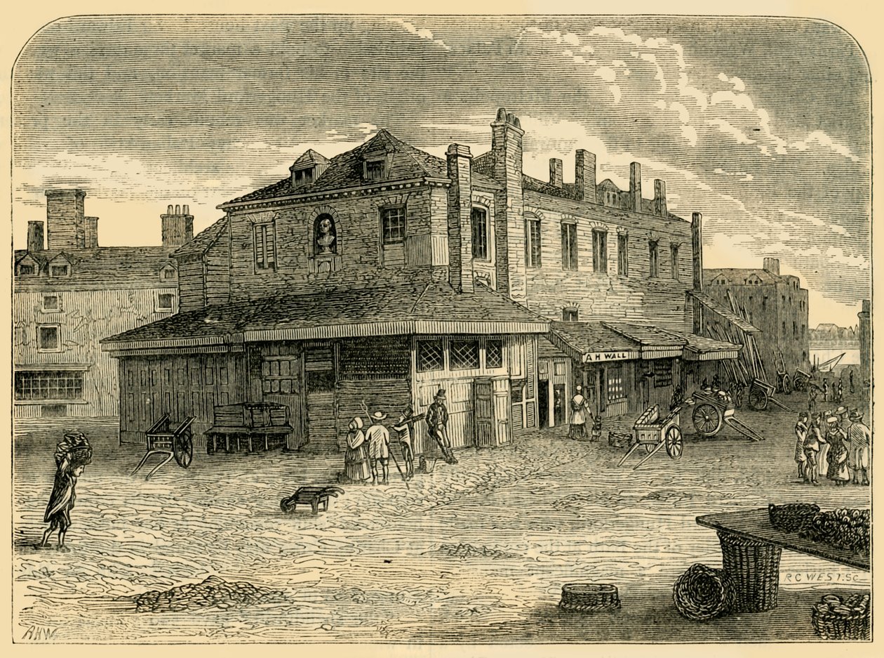 Old Hungerford Market, 1881. tekijältä Unbekannt