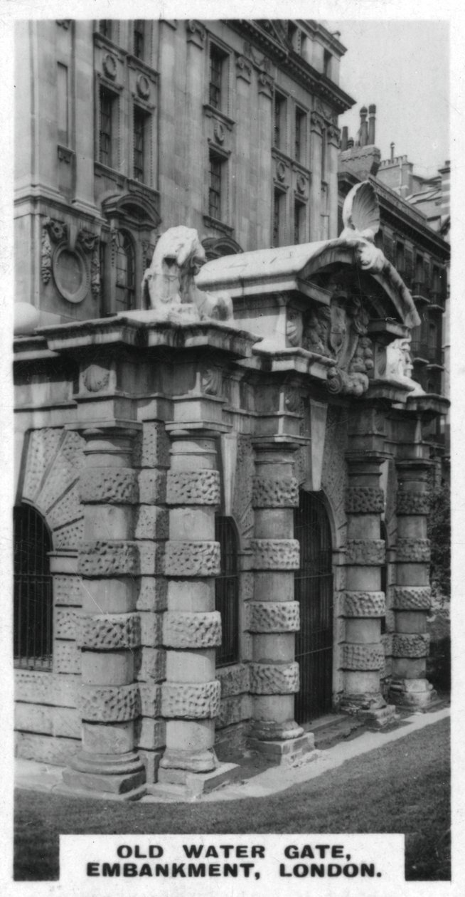 Old Water Gate, Embankment, Lontoo, 1920-luku tekijältä Unbekannt
