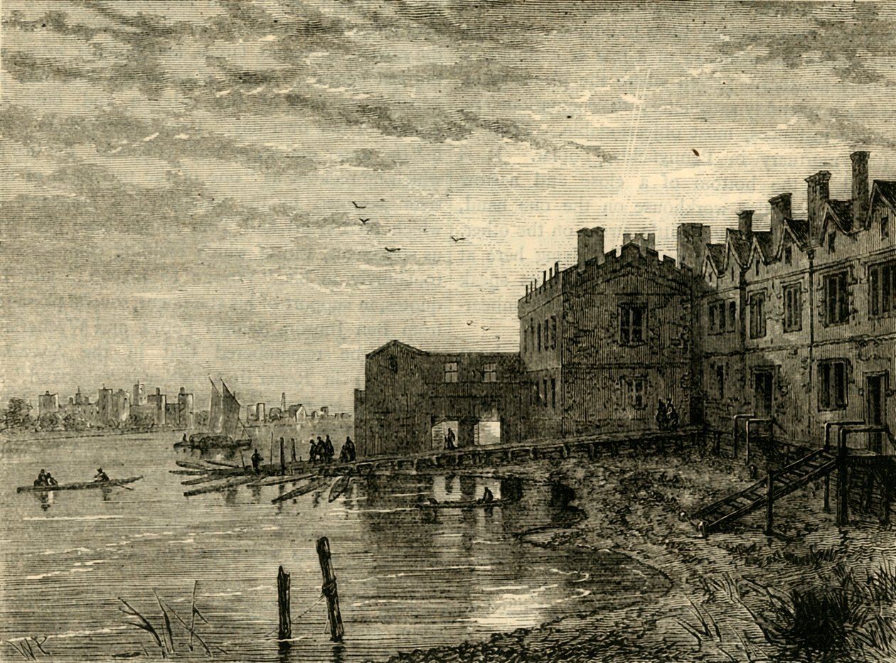 Old Whitehall Stairs, 1881. tekijältä Unbekannt
