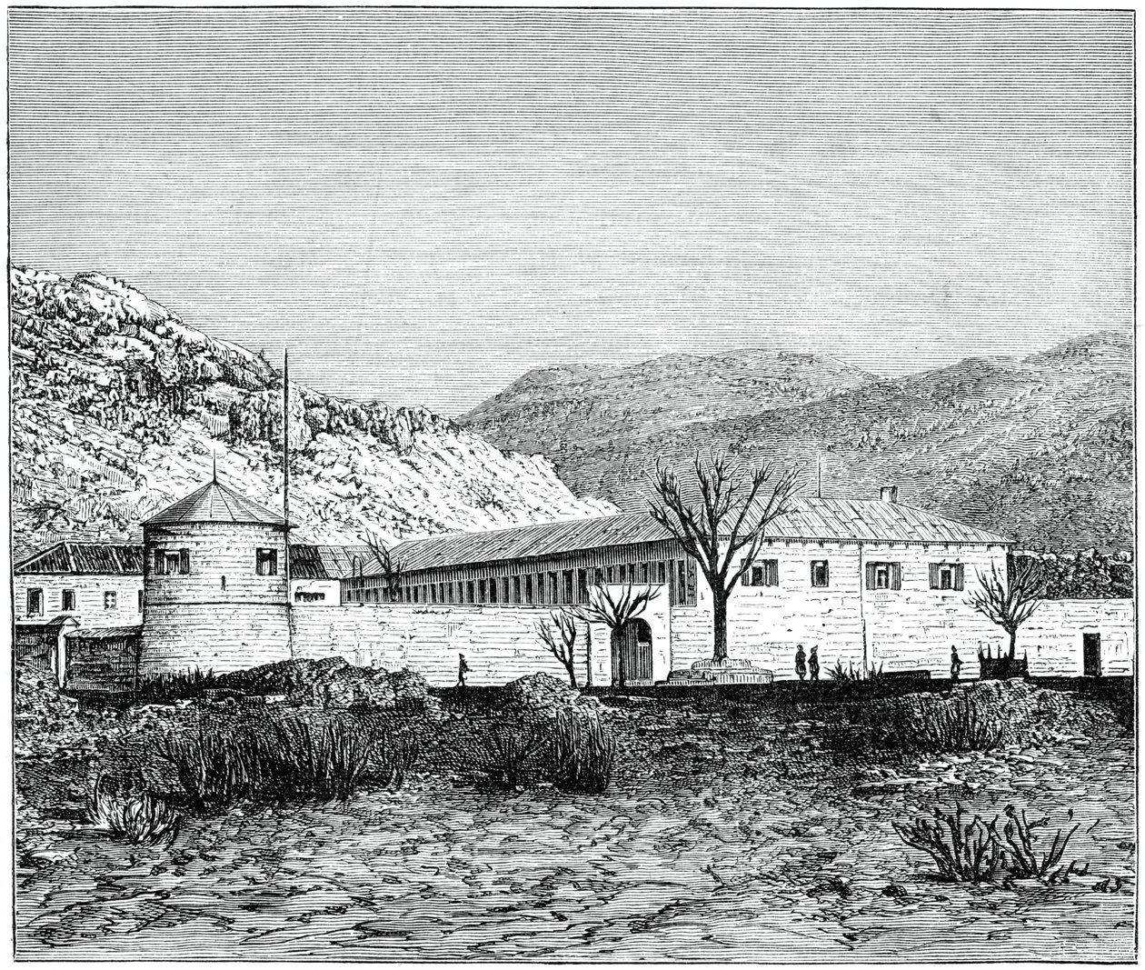Vanha palatsi, Cettigne, Montenegron tasavalta, 1900 tekijältä Unbekannt
