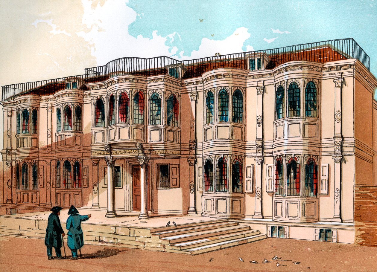 Vanha palatsi Greenwichissä, vuodelta 1850 tekijältä Unbekannt