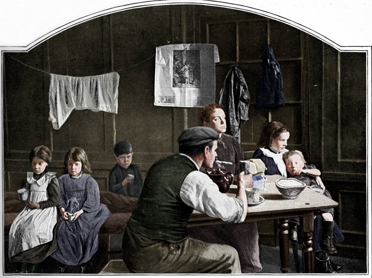 Vanha huone Slumlandissa, Lontoossa, c1900 1901 tekijältä Unbekannt