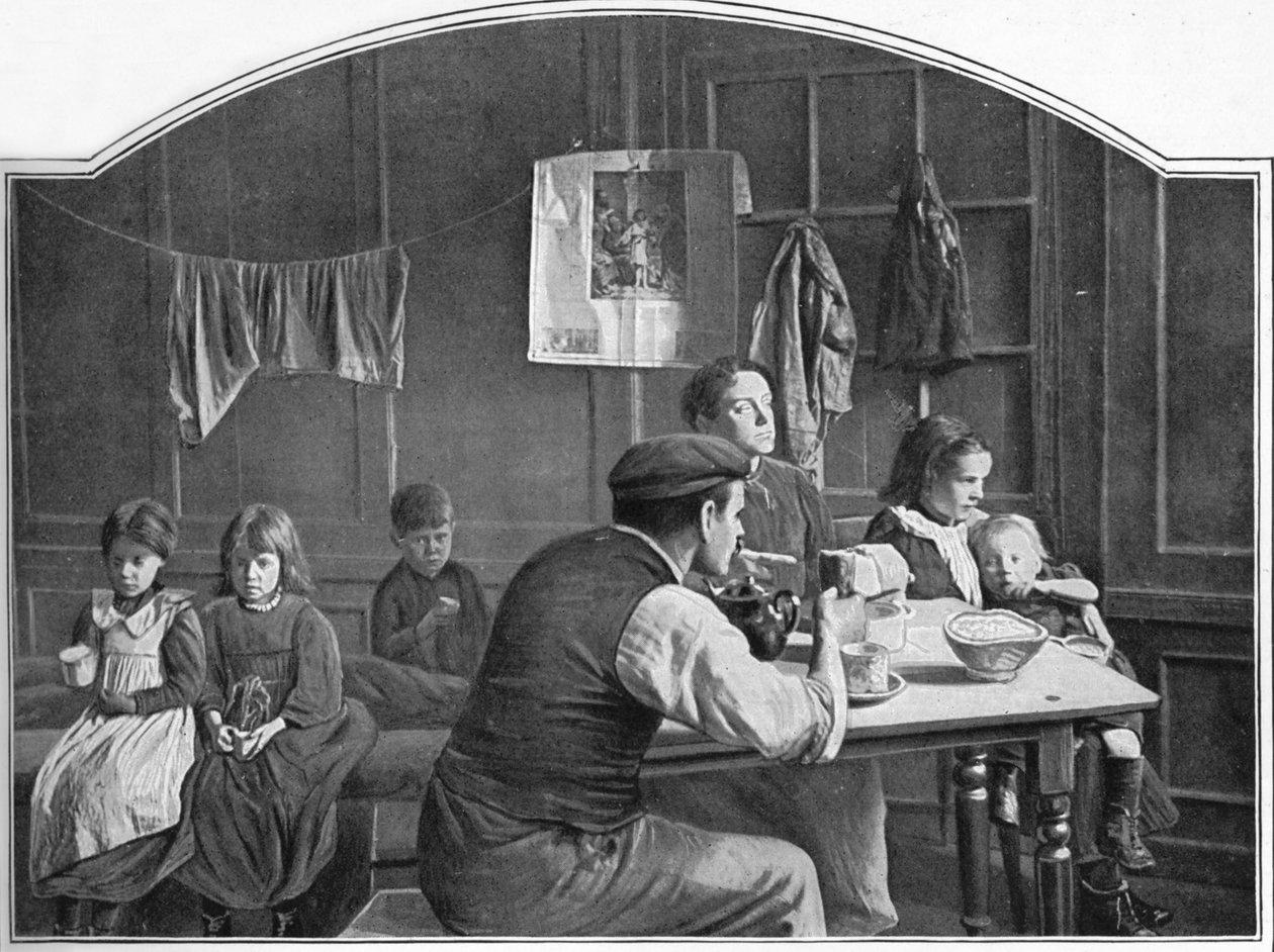 Vanha huone Slumlandissa, Lontoossa, c1900 1901 tekijältä Unbekannt