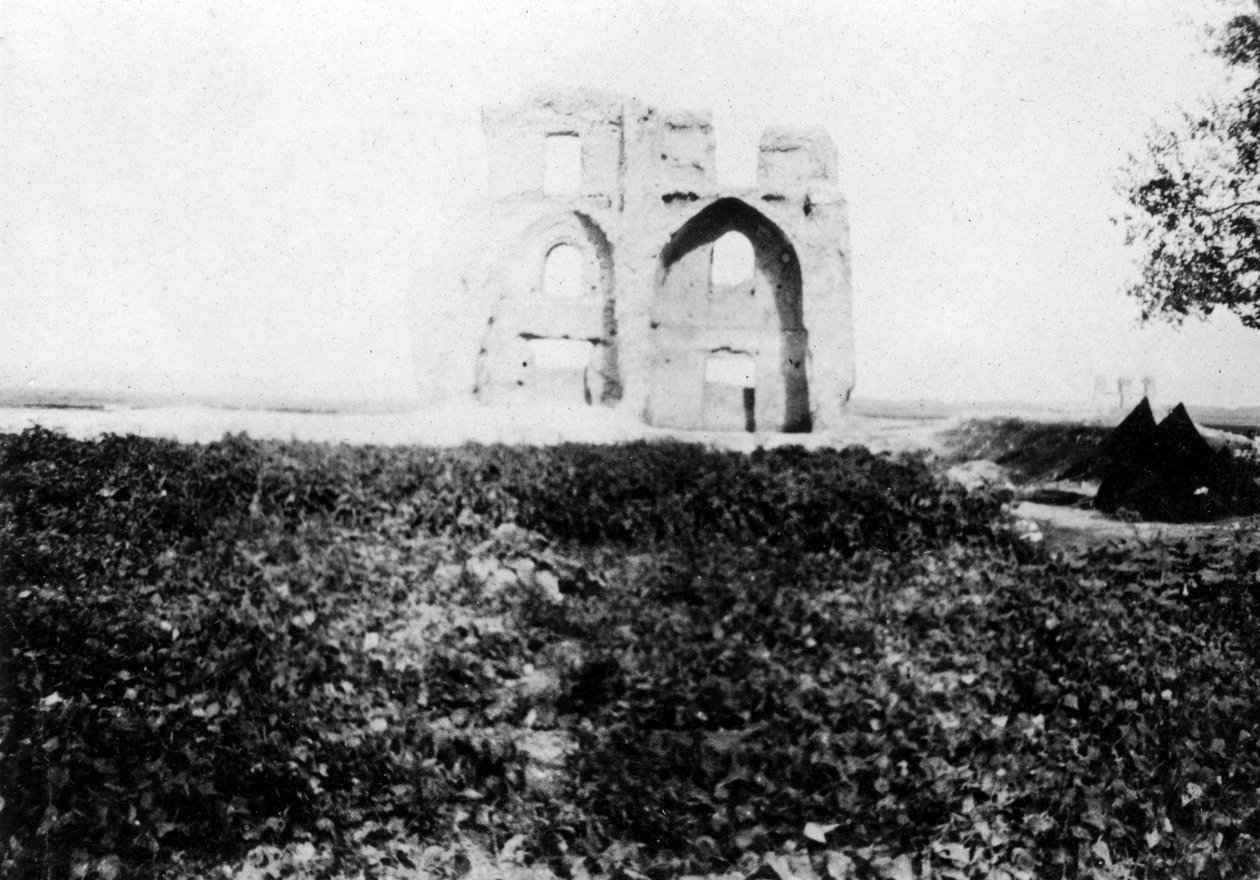 Vanha raunio Tigris-joen rannalla, Mosul, Mesopotamia, 1918 tekijältä Unbekannt