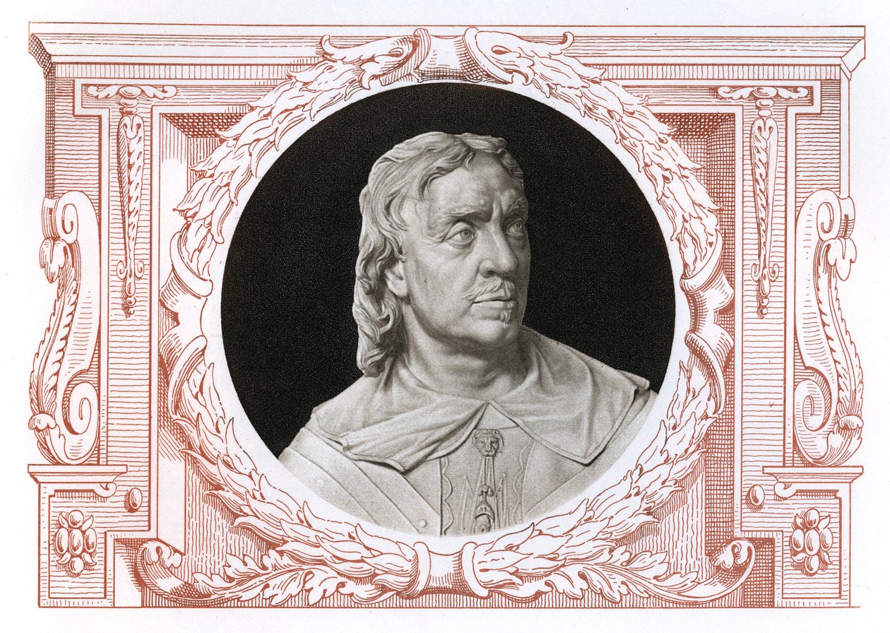 Oliver Cromwell, 1599-1658, Englannin sotilasjohtaja ja poliitikko, 1899 tekijältä Unbekannt