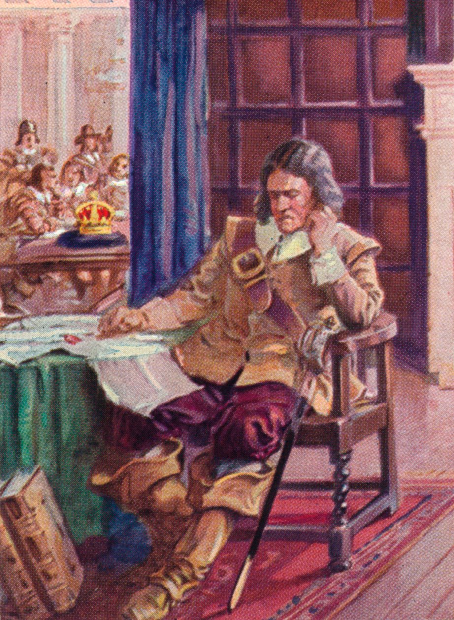 Oliver Cromwell 1599-1658 kieltäytyi kruunusta, 1937 tekijältä Unbekannt