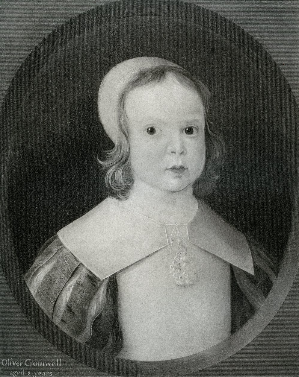 Oliver Cromwell kaksivuotias, 1601, 1899 tekijältä Unbekannt