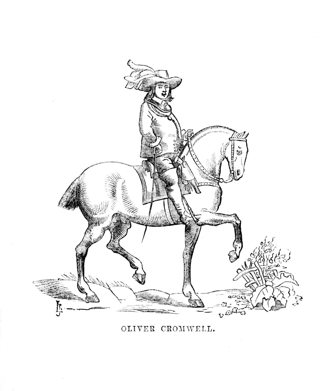 Oliver Cromwell, 1870 tekijältä Unbekannt