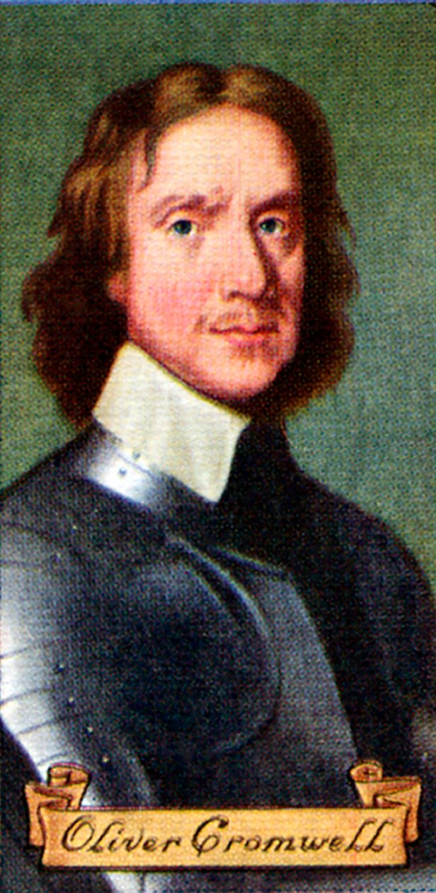 Oliver Cromwell, otettu sarjasta savukekortteja, 1935 tekijältä Unbekannt
