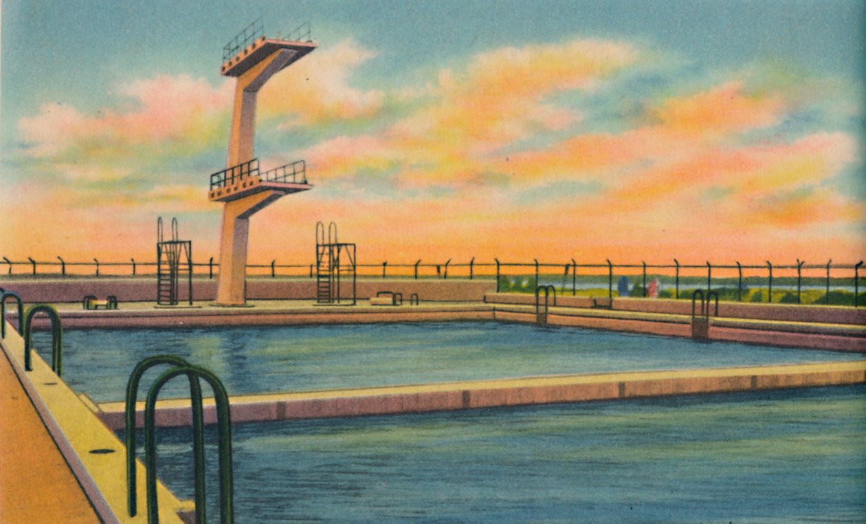Olympiauima-allas, Barranquilla, 1940-luku tekijältä Unbekannt