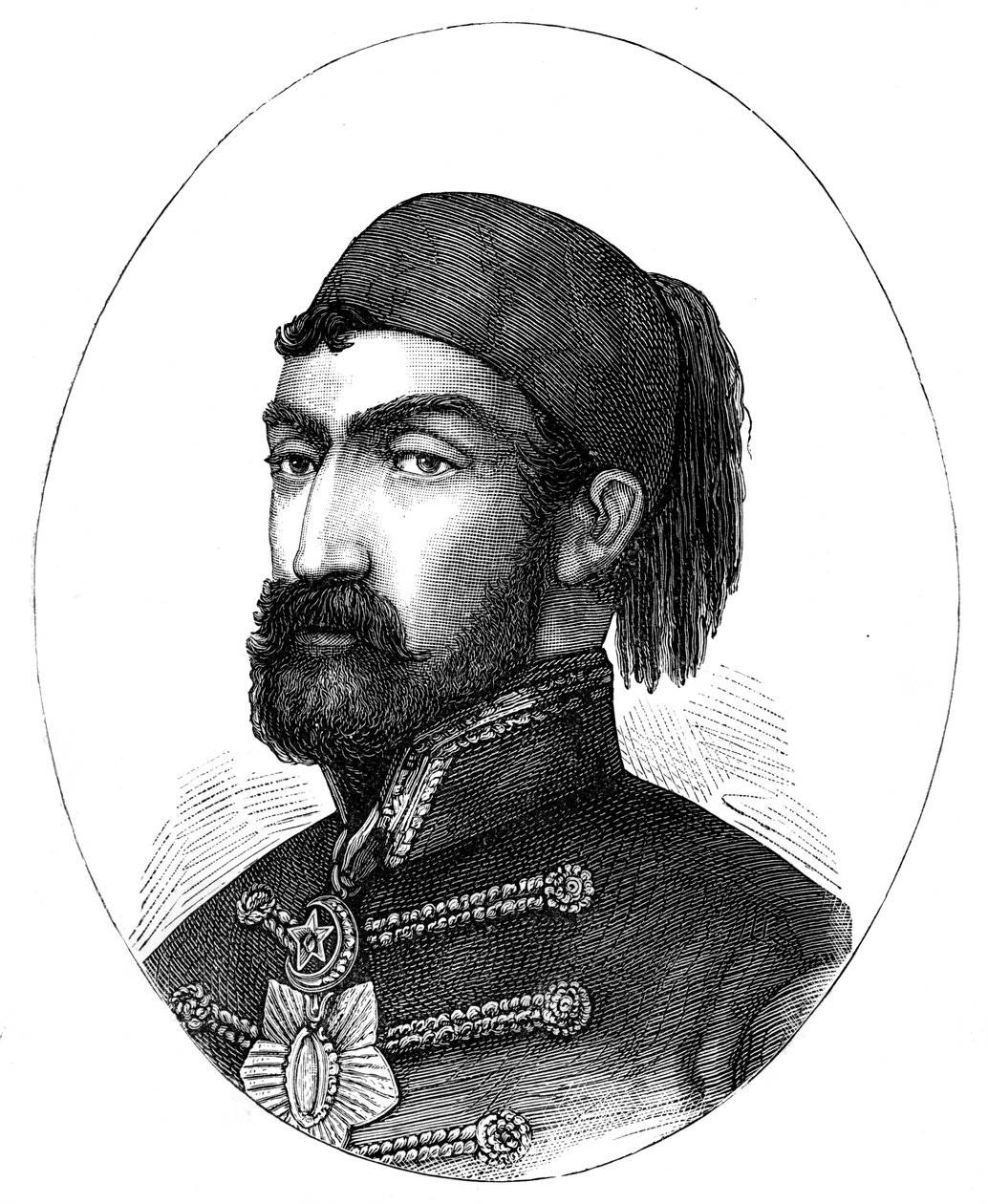 Omar Pasha 1806-1871, Turkin armeijan komentaja, 1888 tekijältä Unbekannt