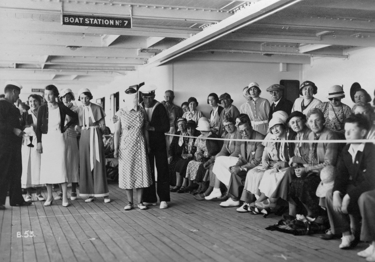 RMS Atlantis -aluksella, c1929-c1939 tekijältä Unbekannt