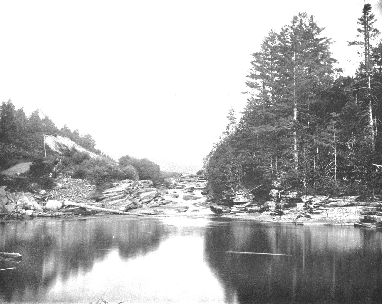 Ammonoosuc-joella, White Mountainsissa, New Hampshiressa, Yhdysvalloissa, 1900. tekijältä Unbekannt
