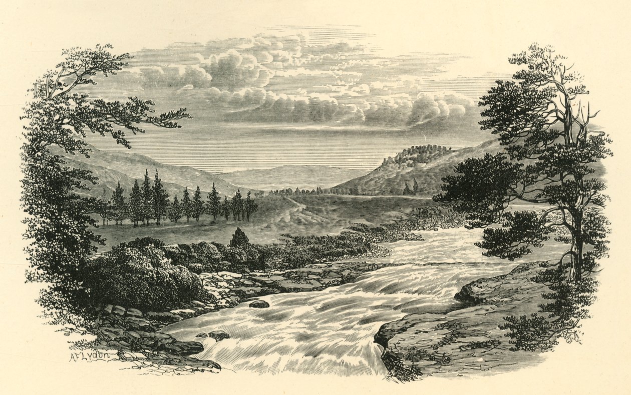 On the Dee, Skotlanti, 1890. tekijältä Unbekannt