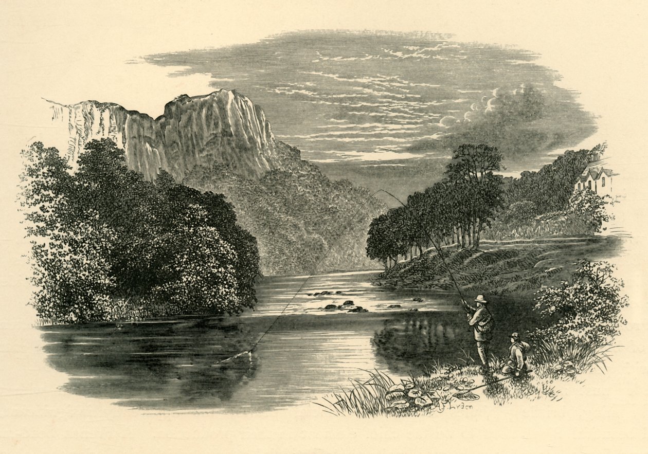 Derwentillä, 1890. tekijältä Unbekannt