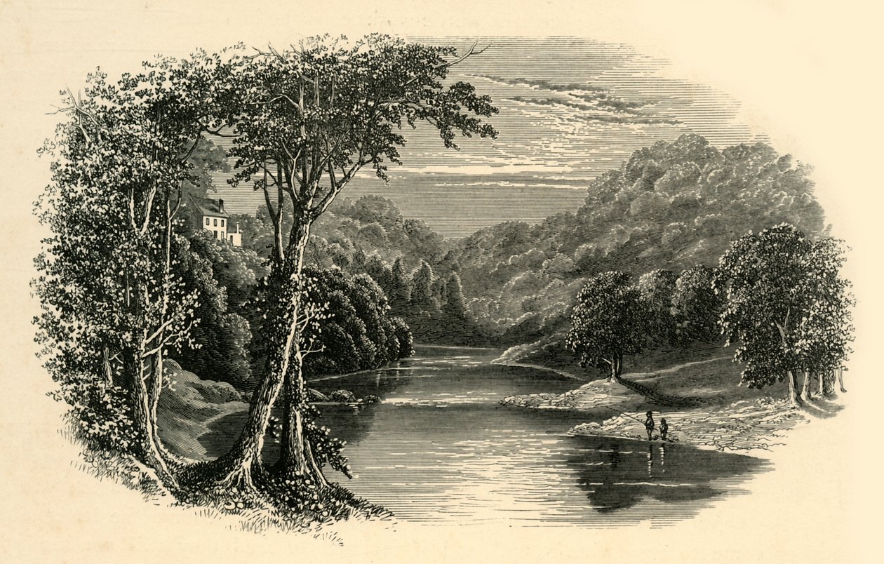 On the Hodder, c1890. tekijältä Unbekannt
