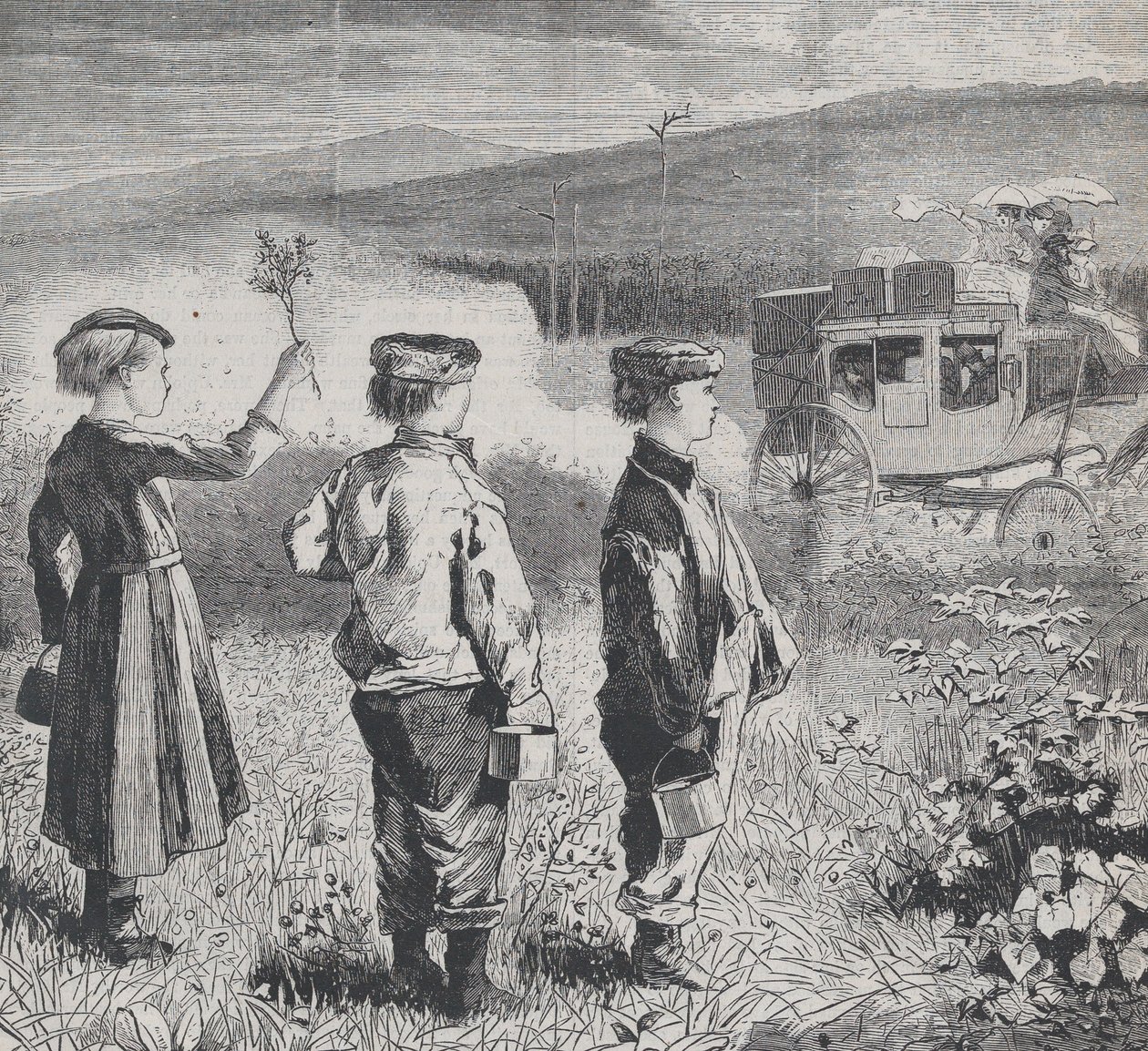 On the Road to Lake George Appletonin päiväkirja, osa. Minä, 24. heinäkuuta 1869. tekijältä Unbekannt