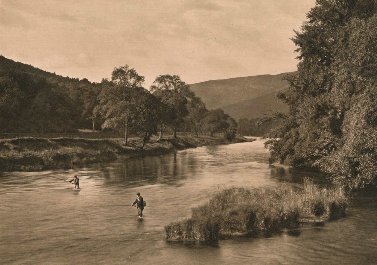 Tweedillä lähellä Innerleitheniä, 1902 tekijältä Unbekannt
