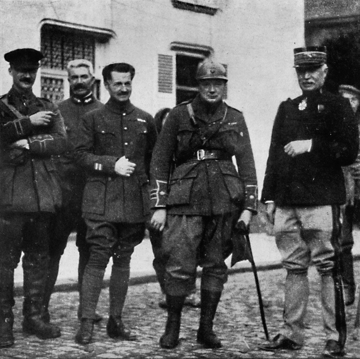 Edessä ja kokemuksen jälkeen hän komensi 6th Royal Scots Fusiliers, c1916, 1945 tekijältä Unbekannt