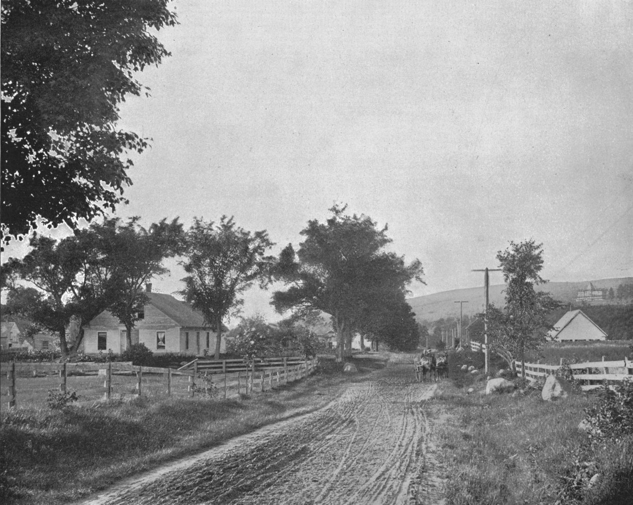 Matkalla Echo Lakeen, White Mountainsissa, New Hampshiressa, USA:ssa, 1900. tekijältä Unbekannt